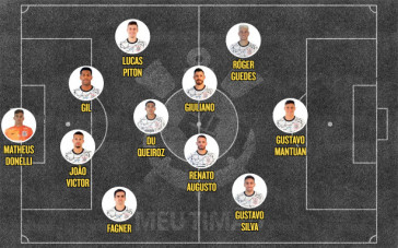 Provvel escalao do Corinthians para enfrentar o Santos