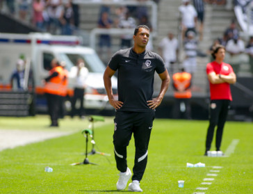 Fernando L�zaro no jogo entre Corinthians e Red Bull Bragantino neste domingo