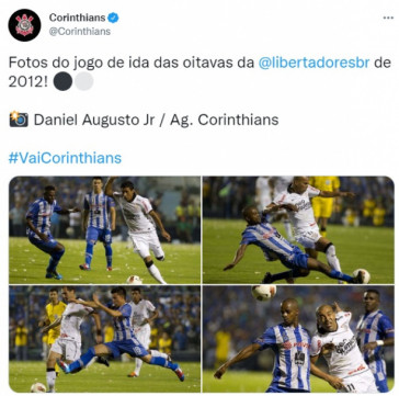 Corinthians relembrou o jogo contra o Emelec