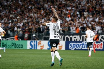 Gustavo Mosquito marcou o gol do Corinthians neste domingo