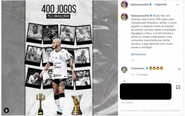 Marca de Fábio Santos no Brasileiro