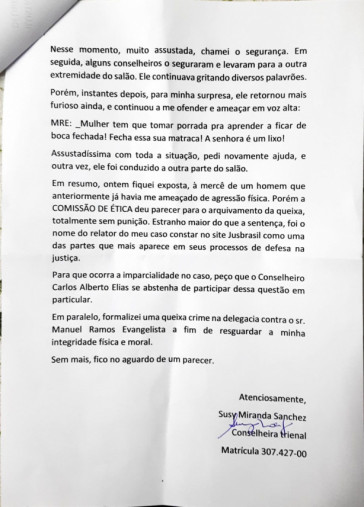 Conselheira do Corinthians é ameaçada por Mané da Carne em reunião e relata caso ao presidente