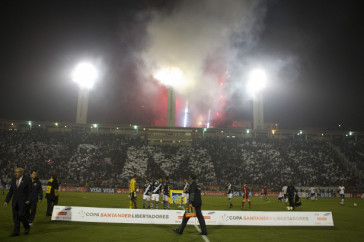 No jogo contra o Vasco, o Corinthians fez belo mosaico antes do duelo
