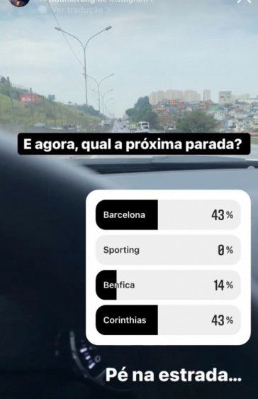 Publicação engimática do empresário de Leozinho