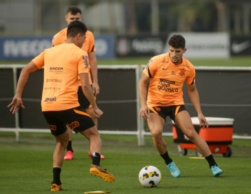 Rafael Ramos em �ltimo treino do Corinthians antes da final da Copa do Brasil