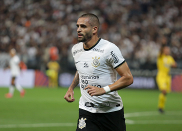 Renato Augusto durante vit�ria do Corinthians