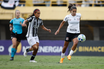 Millene durante partida do Corinthians contra o Atl�tico-MG, pelo Brasileir�o