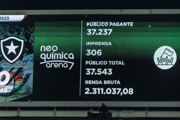 P�blico da Neo Qu�mica Arena no jogo contra o Botafogo pelo Brasileir�o