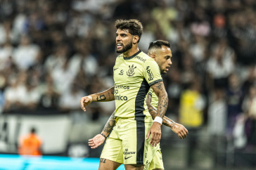 Yuri Alberto em a��o pelo Corinthians contra o Botafogo