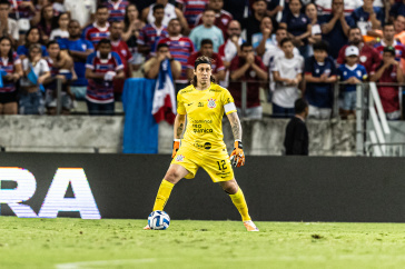 C�ssio em a��o no jogo da Sul-Americana contra o Fortaleza
