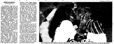 Marlene e Vicente Matheus em matria da Folha de SP, em 1993, na ltima vez que um grupo histrico do Corinthians foi derrotado na eleio