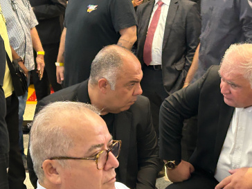 Marcos Braz conversando com Rubão
