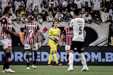 C�ssio durante jogo do Corinthians contra o S�o Paulo