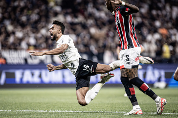 Raniele durante jogo do Corinthians contra o S�o Paulo