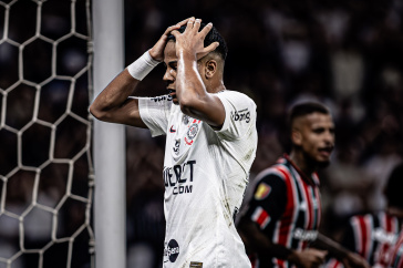 Wesley durante jogo do Corinthians contra o S�o Paulo