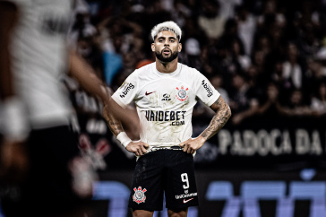 Yuri Alberto durante jogo do Corinthians contra o S�o Paulo