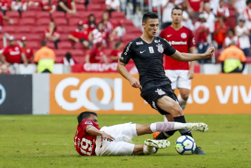 Guilherme Mantuan em partida contra o Internacional pelo Brasileiro 2018