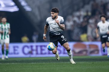 Yuri Alberto em a��o durante jogo do Corinthians contra o Juventude