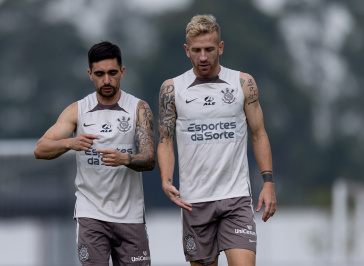 Igor Coronado e Pedro Henrique no CT