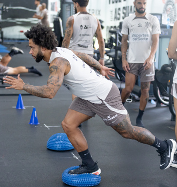Memphis realizando trabalho na academia