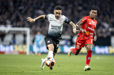 Igor Coronado foi o autor do primeiro gol do Corinthians na Neo Qu�mica Arena em 2025