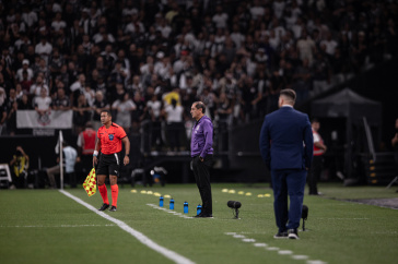Ram�n D�az no duelo diante da Universidad Central pela Libertadores