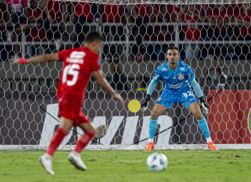 Matheus Donelli durante jogo do Corinthians contra o Am�rica de Cali