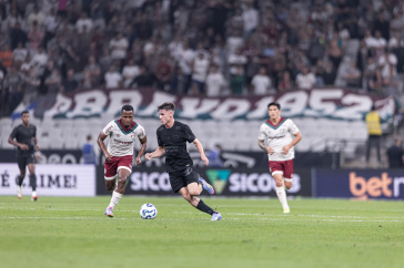 Breno Bidon em a��o durante jogo do Corinthians contra o Fluminense