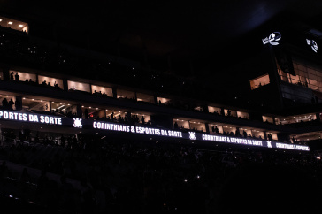 Camarotes da Neo Qu�mica Arena antes de jogo do Corinthians