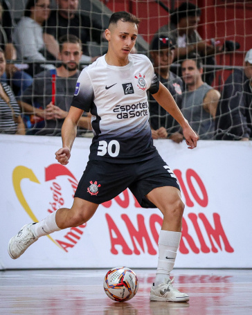 Papagaio em a��o pelo Corinthians Futsal na final da Ta�a SP contra o Indaiatuba