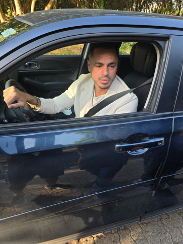 Diego Pereira visitou o CT Joaquim Grava nesta sexta-feira