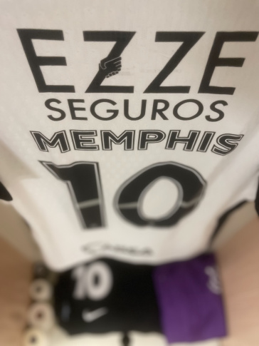 Camisa de Memphis antes do D�rbi come�ar no Allianz Parque