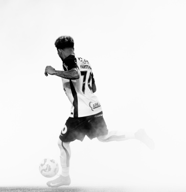 Jos� Mart�nez no gramado do Allianz Parque