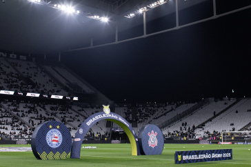 Cen�rio preparado para Corinthians X Bahia