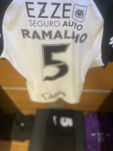 Camisa de Andr� Ramalho, titular do Corinthians, antes do confronto contra o Bahia come�ar