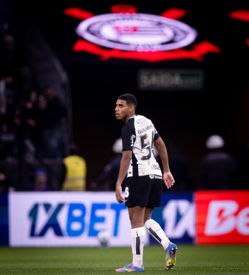 Gui Neg�o na Neo Qu�mica Arena, durante confronto contra o Bahia