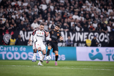 Yuri Alberto em a��o durante jogo do Corinthians contra o Flamengo
