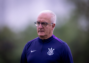 Dorival J�nior durante treinamento do Corinthians