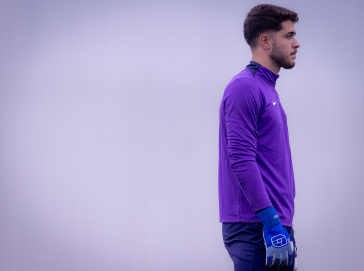 Felipe Longo durante treinamento do Corinthians