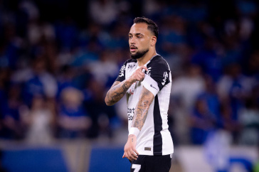 Maycon durante decis�o do Corinthians contra o Cruzeiro pela Copa do Brasil