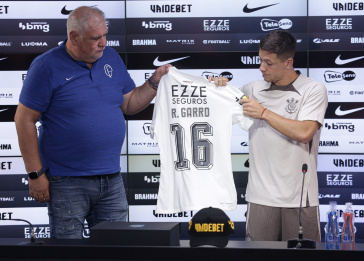 Rodrigo Garro foi anunciado pelo Corinthians em janeiro de 2024