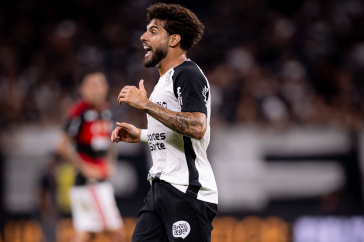 Yuri Alberto no jogo contra o Flamengo