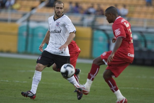 SP - CORINTHIANS/SP X ABC/RN- ESPORTES - durante partida válida pelo Campeonato Brasileiro da segunda divisão 2008, última partida do primeiro turno, realizada no estádio da Pacaembu, neste sábado a tarde