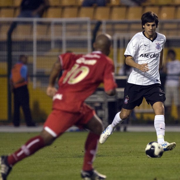 SP - CORINTHIANS/SP X ABC/RN- ESPORTES - durante partida válida pelo Campeonato Brasileiro da segunda divisão 2008, última partida do primeiro turno, realizada no estádio da Pacaembu, neste sábado a tarde