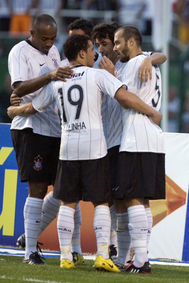 SP - CORINTHIANS/SP X ABC/RN- ESPORTES - durante partida válida pelo Campeonato Brasileiro da segunda divisão 2008, última partida do primeiro turno, realizada no estádio da Pacaembu, neste sábado a tarde