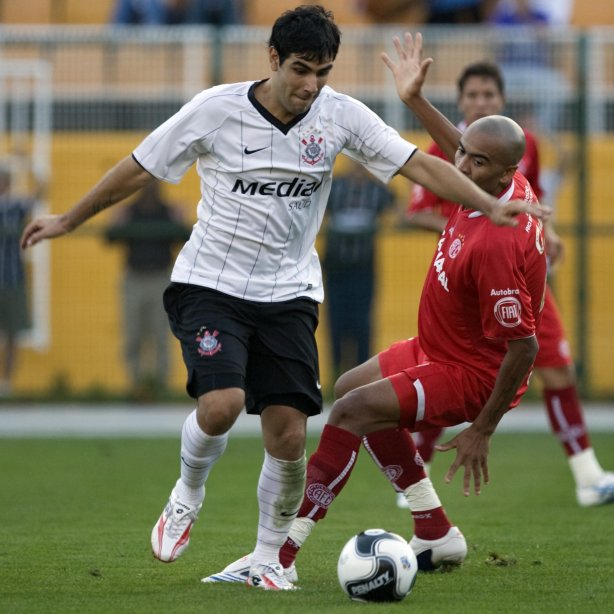 SP - CORINTHIANS/SP X ABC/RN- ESPORTES - durante partida válida pelo Campeonato Brasileiro da segunda divisão 2008, última partida do primeiro turno, realizada no estádio da Pacaembu, neste sábado a tarde
