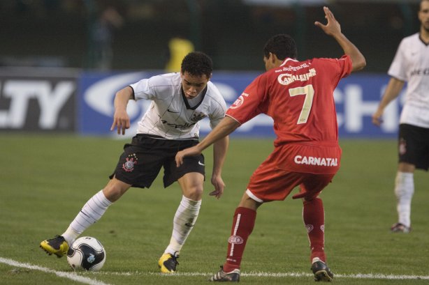 SP - CORINTHIANS/SP X ABC/RN- ESPORTES - durante partida válida pelo Campeonato Brasileiro da segunda divisão 2008, última partida do primeiro turno, realizada no estádio da Pacaembu, neste sábado a tarde