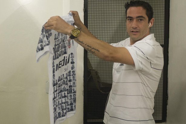 SP - CORINTHIANS/SP X AVAI/SC - ESPORTES - nos vestiários antes da partida válida pelo returno do Campeonato Brasileiro Serie B, realizado no estádio do Pacaembu, zona oeste da cidade, neste sábado a tarde