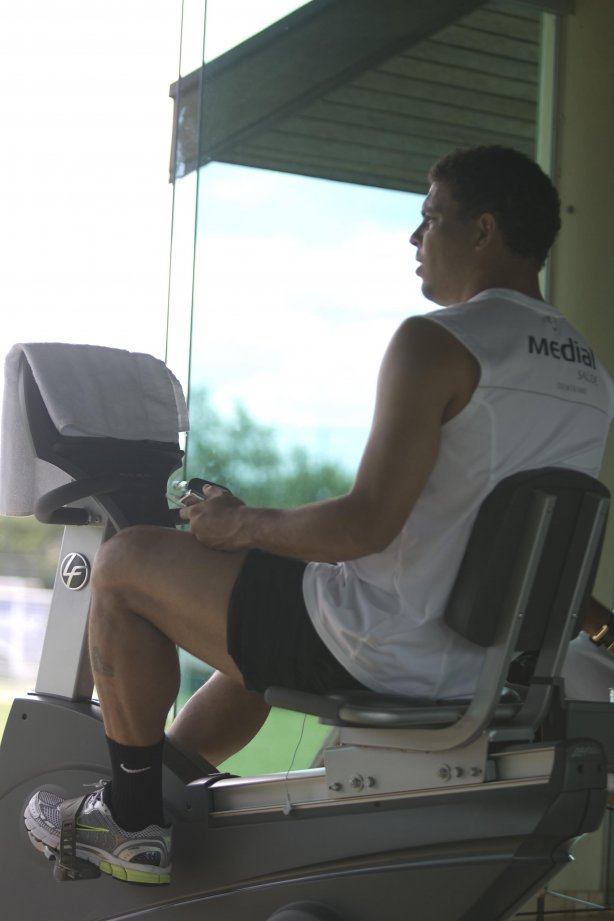 Durante o jogo-treino do Corinthians contra o São José realizado esta tarde no Spa Sport Resort, na cidade de Itu, interior de São Paulo, durante a pre-temporada de 2009; O time faz sua estreia no Campeonato Paulista no dia 22/01, contra o Barueri, no Pacaembu