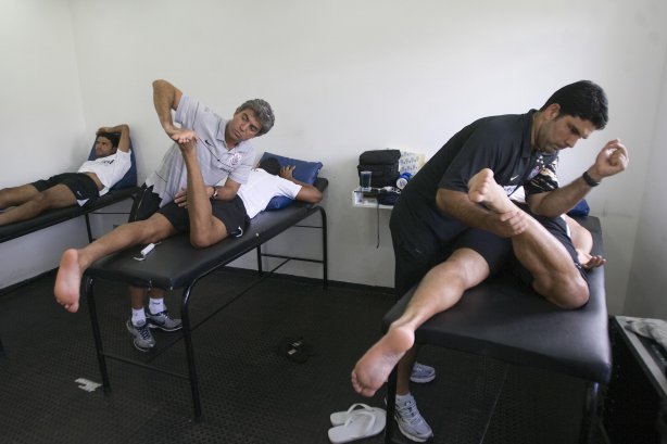 Durante o jogo-treino do Corinthians contra o São José realizado esta tarde no Spa Sport Resort, na cidade de Itu, interior de São Paulo, durante a pre-temporada de 2009; O time faz sua estreia no Campeonato Paulista no dia 22/01, contra o Barueri, no Pacaembu